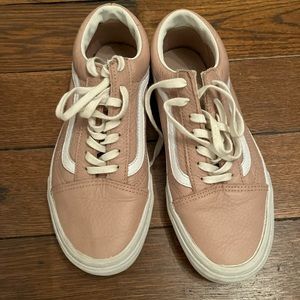 Peach/pink Vans